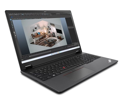 מחשב נייד עסקי 16 אינץ' אי.אם.די רייזן 7 לנובו Lenovo 21FE000GIV ThinkPad P16v Gen1 AMD 16 Inch 1920x1200 IPS Ryzen 7 Pro 7840HS 8 Cores 16MB Cache 5.1GHz Nvidia RTX A500 4GB GDDR6 32GB DDR5 1TB NVMe SD Card Reader Windows 11 Pro